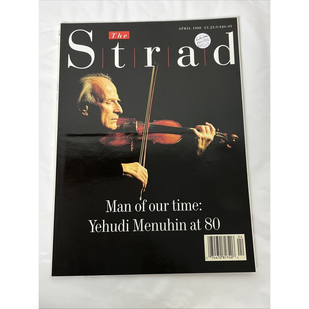 The Strad Magazine Apr 1996 – Yehudi MENUHIN at 80 • Rare Violin/Strings Issue